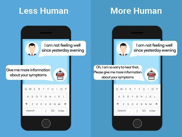 AI and NLP help chatbots interact in a more humanlike way.