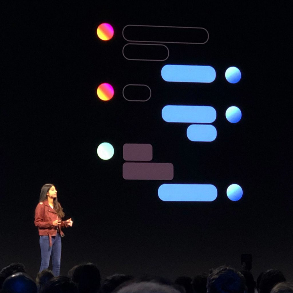 Facebook’s Head of Messenger, Asha Sharma, discusses the interoperability between Messenger, Instagram, and WhatsApp at 2019’s F8 conference.