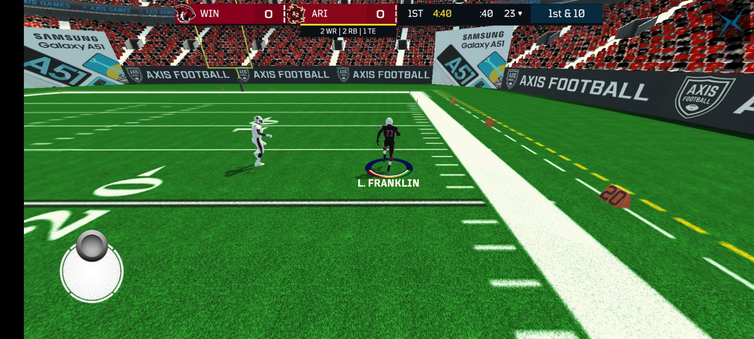 With enhanced graphics, the Axis Football Esports League is sure to draw a dedicated audience when games are streamed live.