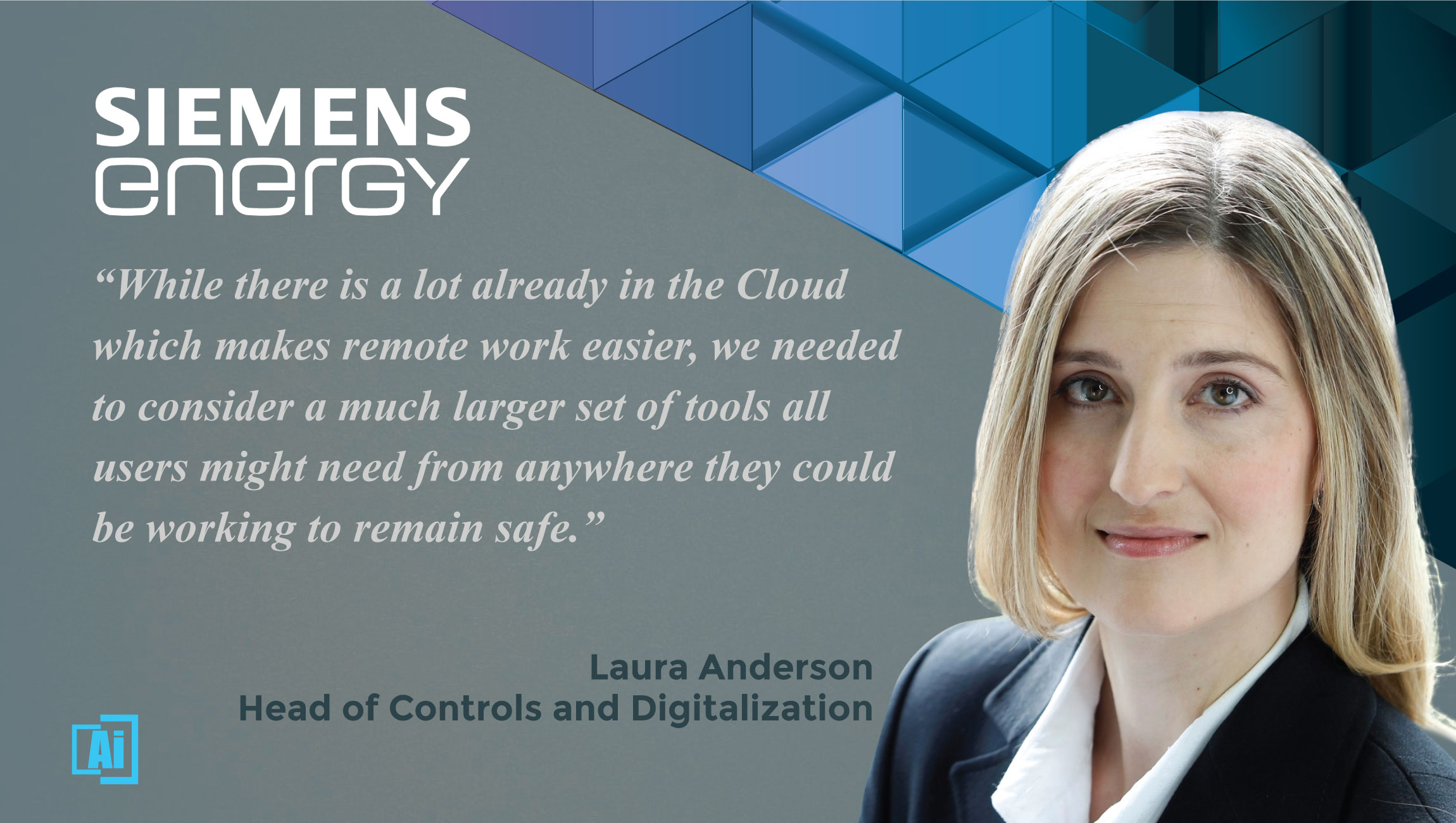 Interview With Laura Anderson Head Of Controls At Siemens Energy