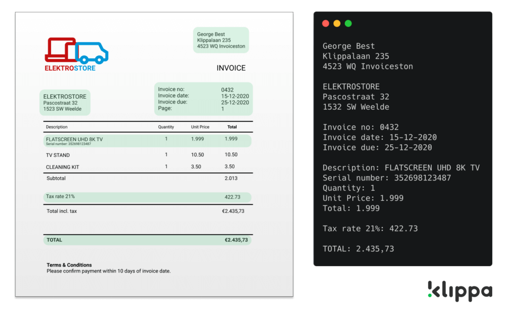 Replacing manual data entry with OCR and machine learning 6