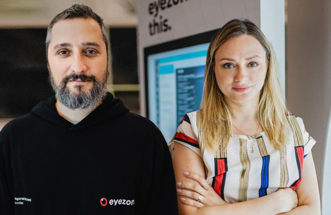 Dragorad Knezi, CEO and co-founder, eyezon, and Maria Tikhonova Dragorad Knezi, CEO and co-founder, eyezon