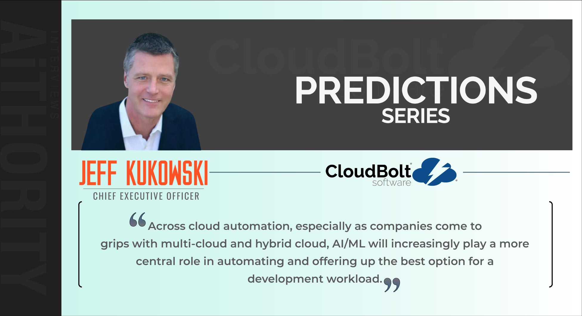 Jeff Kukowski, Chief Executive Officer at CloudBolt