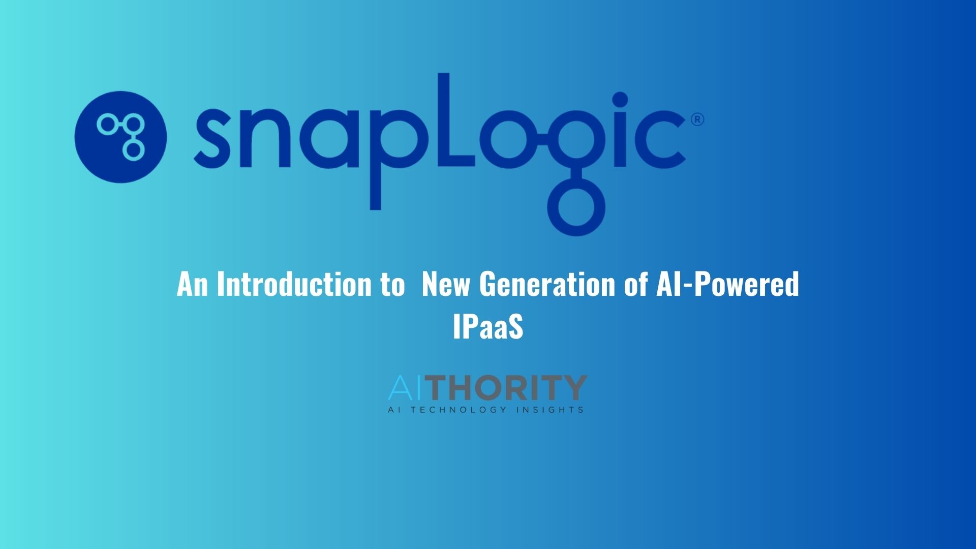 Welcome to the New Generation of AI-Powered IPaaS