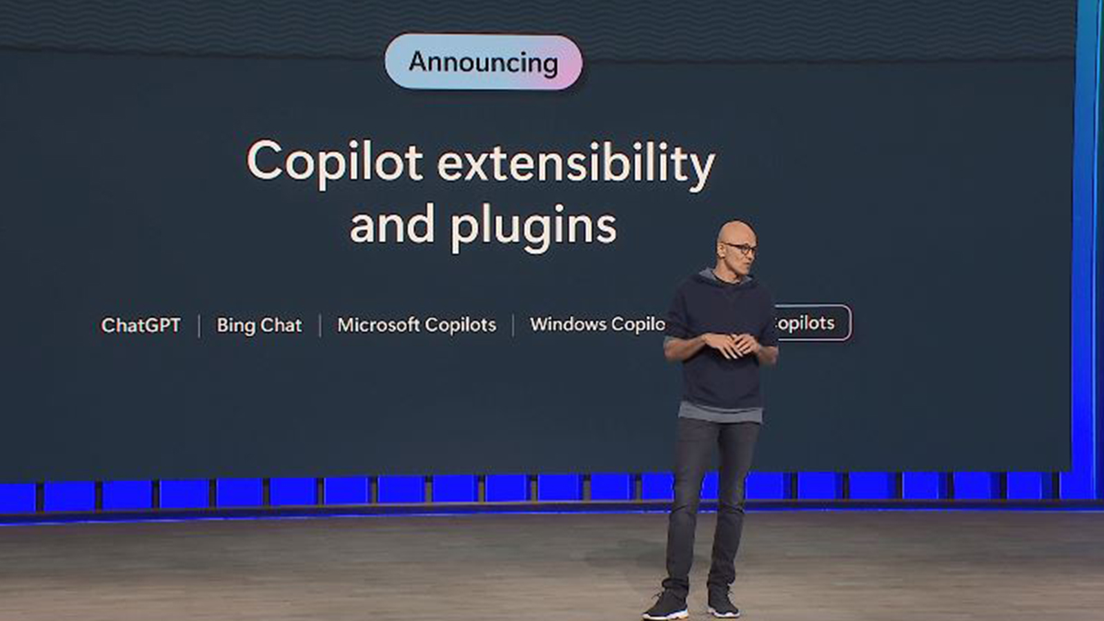 Satya Nadella at Build 2023