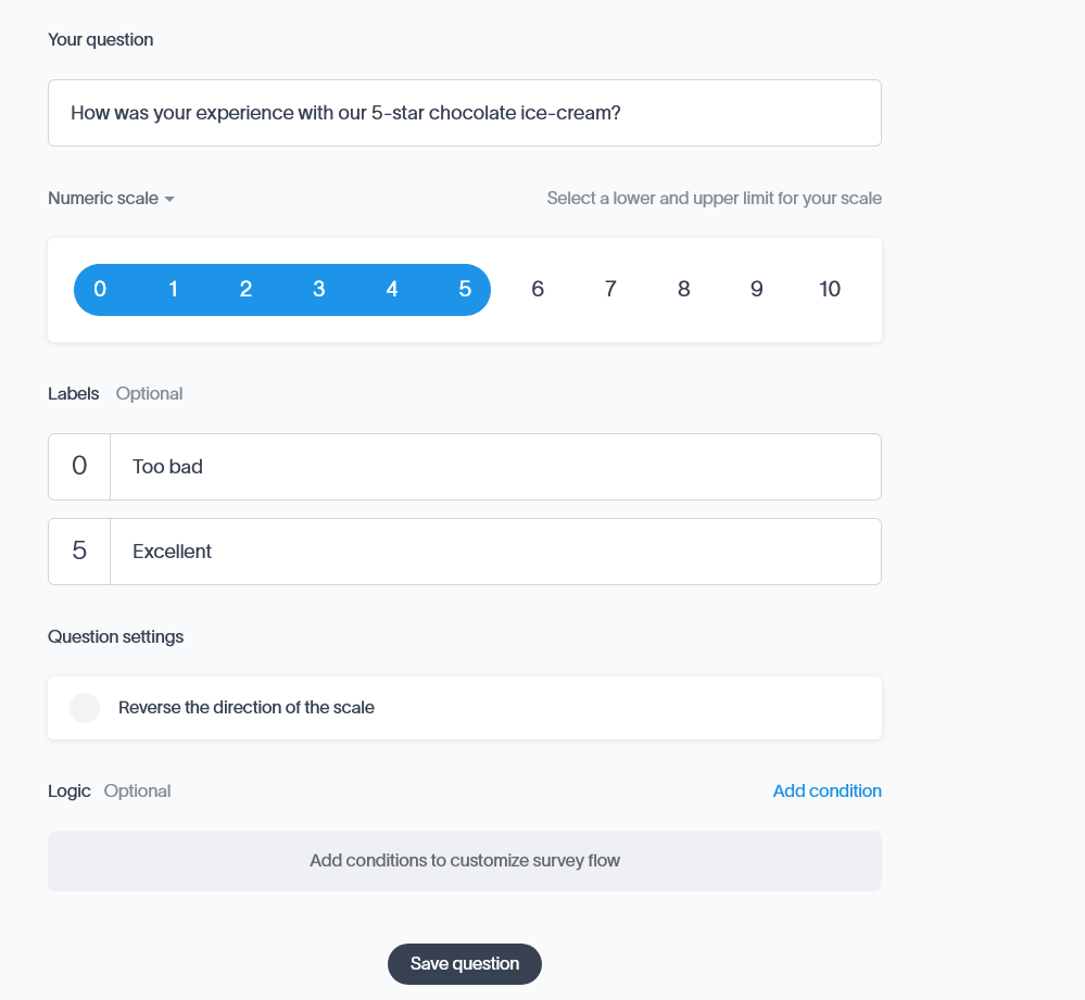AI Recommended Questions_survey question -1 Response Format